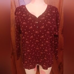 🆓 With $25 Dollar Purchase! Eddie Bauer (long sleeve) top